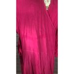 NWT Belma Vintage pink wrap long sleeved maxi dress one size plus Photo 12