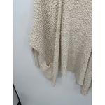 Umgee Womens Cream Chunky Knit Cardigan Sweater Pockets Size M Long Open Front Photo 3