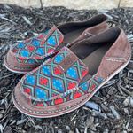 Ariat Cruiser Shoe - Saddle Tan Suede/Aztec Print 10019890 Size 8B Photo 5
