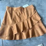 fab'rik Faux Suede Mini Skirt  Photo 0