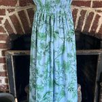 Cider NWT blue green maxi dress Photo 2