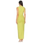 Susana Monaco Tie Front Gathered Dress in Glow X-Small New Womens Maxi Photo 1