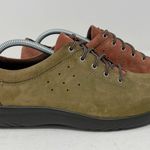 Klogs Leather Nubuck Lace Up Myra Sneakers Womens Size 7 Red Green Photo 4