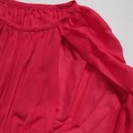 Rachel Zoe NWT Henrietta in Pink Red Silk Chiffon Cape Back Grecian Gown 6 $795 Photo 5
