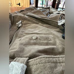 BLANK NYC NWT Suede Moto Jacket in sand Stoner sz Small $198 MSRP 18β p2p Photo 5