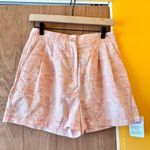 ASOS Jacquard High Waist Pink Shorts - Size 6 - NWT Photo 1