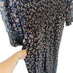 Boden Smocked Bodice Jumpsuit Black Size 6 Photo 7