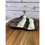 Women's SAS White & Silver Glitter Sandals Size 9.5N Photo 2