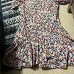 Storets  yellow red & blue floral mini dress s/m Photo 0