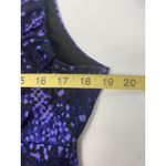 Jones Wear  Dress Womens 12 Purple Black Sleeveless Faux Wrap‎ V-Neck A-Line Photo 5