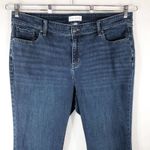 Lane Bryant Plus Size 20 Jeans Dark Blue Straight Leg Short Solid Stretch 1095 Photo 2