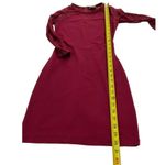 EXPRESS Women Size XS Maroon Bodycon Mini Dress Lace Sleeve 15-148 Photo 3