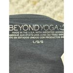Beyond Yoga  Racerback Black Heather Sports Bra Tank Top L G G NWT Photo 5