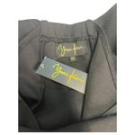 Yumi Kim Dress Womens Extra Small Black Wide Scoop Neck Sheath Midi Elegant LBD Photo 4