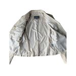 Apt. 9  Beige Metallic Suede Genuine Leather Blazer Photo 4