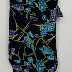 Katlyn O'Farrel Vintage Floral Scarf Accessory Tie Belt Lightweight Black Photo 0
