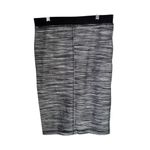 Trina Turk  Womens Sz M Gray Space Dye Ashby Pull On Elastic Waist Pencil Skirt Photo 4