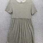 Urban Outfitters Women's T Shirt Dress Striped Green Short Sleeve Size Small Photo 11