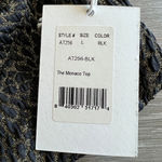 ANDIE  Swim X Demi Monaco Bikini Top Large Black Glittery Photo 2