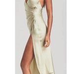 NWT Ser.o.ya Emma Midi Silk Dress in
Sage Sz Small $395‎ Green Photo 8