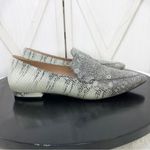 27 Edit Naturalizer Harlie Leather Loafer Black White 8 Lizard Photo 1