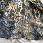 Chico's CHICO’S Animal Print Lightweight Open Front Sheer Coverup Photo 5