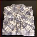 True Religion  Western women’s plaid button down cotton fitted shirt size S Photo 1