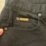 Caslon wide leg jeans womens size 14 black denim white hearts cute grunge punk Photo 3