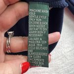 Lauren Ralph Lauren Medium M 1/4 Button Cotton Sweater Navy Blue LRL Women's Photo 7