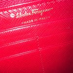Salvatore Ferragamo  Vara Bow red leather wallet Photo 1