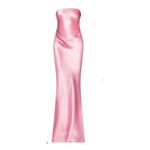 retrofete Skye Dress in Fondant Pink XSmall New Womens Satin Maxi Gown Size XS Photo 8
