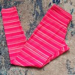 Balance Collection  hot pink striped leggings size small Photo 1