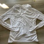 Old Navy  Ribbed Cinched Button-Up Long Sleeve Top White XL Tall Shirt‎ Photo 3