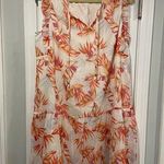 Kaari Blue NWOT  Size M Sleeveless Ruffle Tassel Flowy White Tropical Mini Dress Photo 0