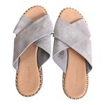 Maurice's #132 GRAY Suede Flat Sandals Photo 3