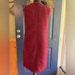 Ann Taylor Textured Red Midi Dress Photo 3