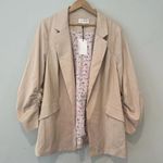 Skies Are Blue Curvy Pink Blush Blazer Size 2X NWT. 1242 Photo 1