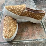 Anthropologie Keds x Sneakers Size 7.5 Triple Decker Slip On Calf Hair Animal Photo 1