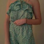Primark Green Floral Romper Photo 0