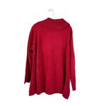 Roz & Ali Women's Dark Pink Cowl Neck Sweater Top Photo 1