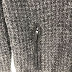 Ralph Lauren Lauren Jacket Lambswool Houndstooth Charcoal Grey Long Sleeve Zip Photo 2