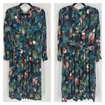 Zadig & Voltaire Women's Roux Jungle Maxi Shirt Dress XS Button Down Guitars Photo 2