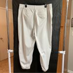Talbots  XLP White Cotton Joggers Summer Resort Vacation Photo 5