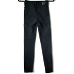 American Eagle Outfitters Mid Rise Skinny Jeans 00S Destroyed Black Photo 1