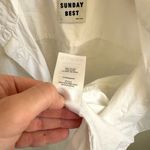Aritzia Sunday Best White Button Down Aliza Shirt Blouse Size Small 100% Cotton Photo 7