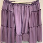 Harlowe $ Graham Harlowe & Graham Purple Off Shoulder Top Small NWT Photo 1