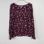 Torrid Floral Crinkle Gauze Tiered Top Photo 6