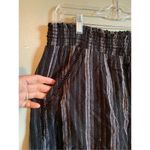 Briggs Linen Blend Pull On Drawstring Back Pocket Shorts Size XL Black Photo 3