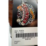 Rockin Country Cowboy Boots Cowgirl Brown Blue Leather Embroidered Women's 6.5 W Photo 7