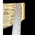 Jason Maxwell 80’s /90’s Yellow Tribal/African Print Fitted S Top Photo 5
